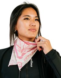 Bandana Wilma Clara Beige/Rosa, Mujer