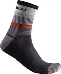 Castelli Scia 12 Socks Gray / Black