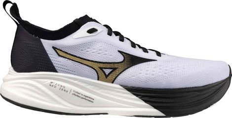 Mizuno Neo Zen 2 Running Shoes, White/Black/Gold, Men's