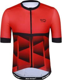 Maillot vélo homme CUBIC rouge/noir