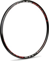 Llanta Trasera I kon BMX I 451x19.5mm I 28 agujeros Negra / Roja