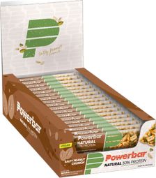 Natural Protein Bar (18x40g) - Powerbar - Salty Peanut Crunch -  Barres Protéinées
