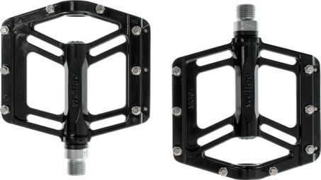 Wellgo MG-6 Flat Pedals - Aluminium Black