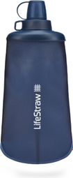 LifeStraw Flex Peak Series Botella Exprimible Plegable 650 ml Azul