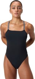 Speedo V Class Active Back damesbadpak, zwart/grijs