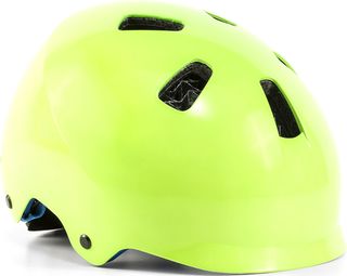 Bontrager Jet WaveCel Helm Vis Green / Royal Blue Teenager