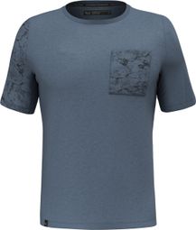 Camiseta de manga corta Salewa<p><strong>Lavaredo Hemp Pocket</strong></p>Azul