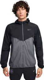 Veste coupe-vent Nike Stride Noir/Gris Homme