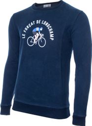 Sweatshirt LeBram x Sports d'Époque Forçat de Longchamp Bleu Foncé