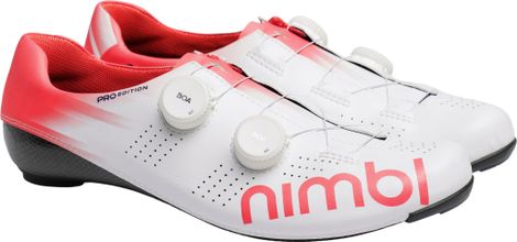 Nimbl Ultimate Exceed Pro Edition Road Shoes, Red/White