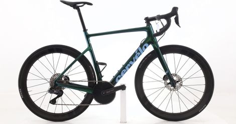 Produit reconditionné · Cervelo Caledonia Di2 12V Classified · Vert / Vélo de route | Très bon état