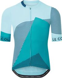 Maillot Manches Courtes Le Col Sport Lightweight Blue/White