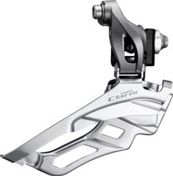 SHIMANO Dérailleur Avant 2 X 8 Vitesses Claris Fd-R2030 Down Swing - Weld 63-66° - 46-52T - Gris