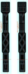 Kit de pegatinas RockShox BoXXer 27/29'' Gris Negro