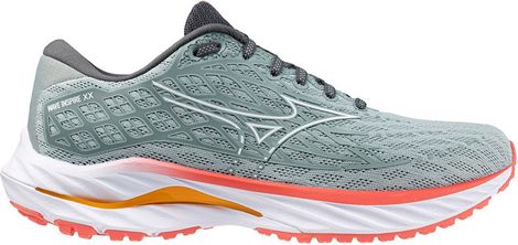 Chaussures Running Mizuno Wave Inspire 20 Gris Rose Femme