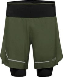 Gore Wear Ultimate 2-in-1 Short Green