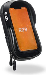 Support et Protection Smartphone Etanche Pour vélo R2B Rotation à 360 Degrés Noir