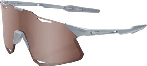 Lunettes 100% Hypercraft Gris - Lentille HiPER Crimson Miroir Silver