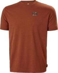 T-Shirt Helly Hansen Skog Recycled Graphic Rouge Homme