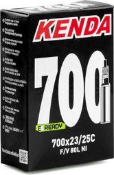 Tube Kenda 700x23/25C Presta 80mm