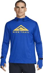 Nike Dri-FIT Trail hoodie blauw/oranje voor heren