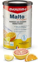 Bevanda energetica Overstims Malto Cocktail di agrumi antiossidanti 450g