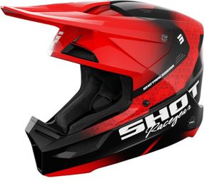 Casque Integral Adulte Shot Furious Stream Rouge Brillant
