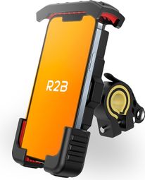 Support et Protection Smartphone robuste pour vélo R2B Rotation à 360 degrés