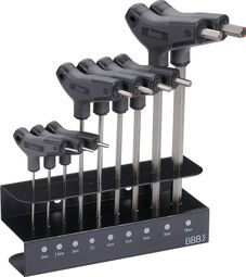 Kit de 8 Clé Allen BBB Hex T Set