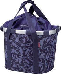 Klickfix Bikebasket Baroque Blue Handlebar Bag