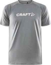 Craft ADV Essence Logo Short Sleeve Jersey Grijs
