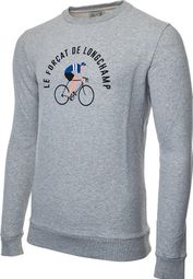 Sweatshirt LeBram x Sports d'Époque Forçat de Longchamp Gris Chiné