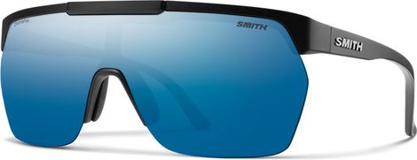 Smith XC Matte Black Brille - ChromaPop Polarized Blue Mirror Display