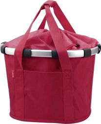 Klickfix Bikebasket Handlebar Bag Red