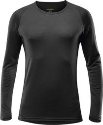 Men's Devold Breeze Merino 150 Black Long Sleeve T-Shirt