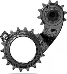 Chape de Dérailleur Hollowcage AbsoluteBlack pour Sram AXS eTap 12 V Noir