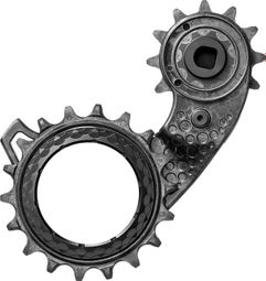 AbsoluteBlack Hollowcage Screed for Sram AXS e-Tap 12 S Black