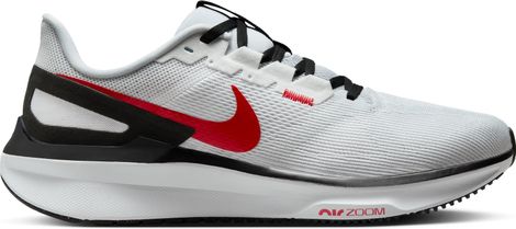 Chaussures Running Nike Structure 25 Blanc Noir Rouge Homme