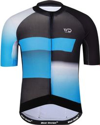 Maillot vélo homme FINISHER Noir/bleu