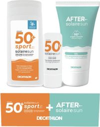 Kit Decathlon Soin & Bien-être Crème + Stick + Gel après-soleil