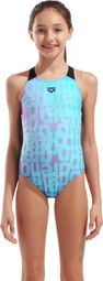 Maillot de bain Arena Multi Colours Bleu/Noir Fille