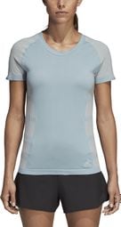 T-shirt femme adidas Primeknit Cru bicolore