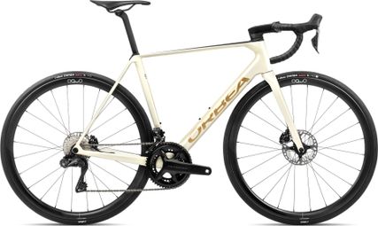 Orbea Orca M20iTEAM Bicicleta de carretera Shimano Ultegra Di2 12S 700 mm Marfil Blanco Borgoña Rojo 2024