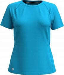 T-Shirt SmartWool Active Ultralite Short Sleeve Bleu Femme