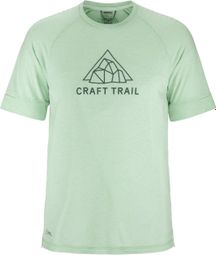 T-Shirt Running Craft Pro Trail Wool Vert Homme