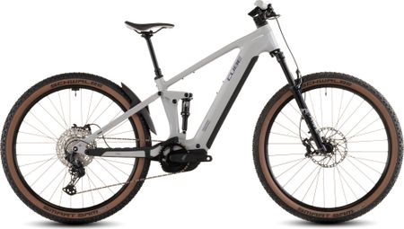 VTT Électrique Tout-Suspendu Cube Stereo Hybrid One22 SLX 800 Shimano Deore/Deore XT 12V 800 Wh 29'' Gris Beige Greige 2026
