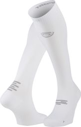 Calcetines de compresión BV Sport Run Marathon Blanco/Gris