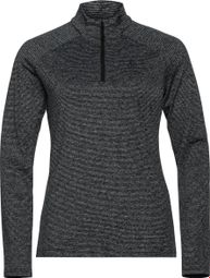 Vrouwen 1/2 Zip Thermische Trui Odlo Sesvenna Zwart