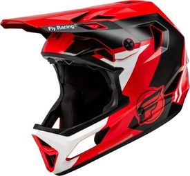 Fly Racing Rayce Helm Rot/Schwarz/Weiß Kinder