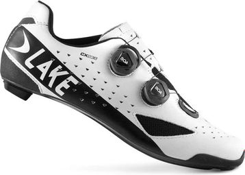 Lake CX238 White/Black Road Shoes